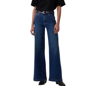 GAP Dark Wash Blue Wide Leg Jeans Size 29